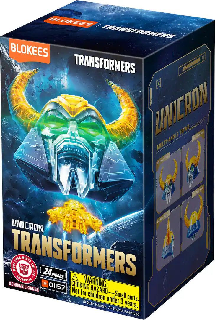 BLOKEES Transformers Unicron Transparent Version
