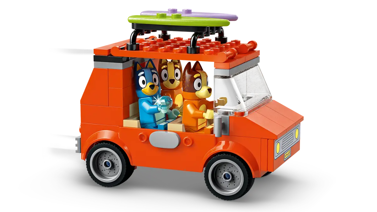 LEGO® Bluey Bluey's Beach & Family Car Trip (11202)