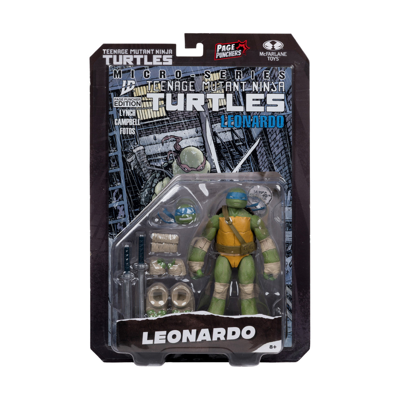 TMNT Page Puncher Leonardo 5-In Action Figure and Comic