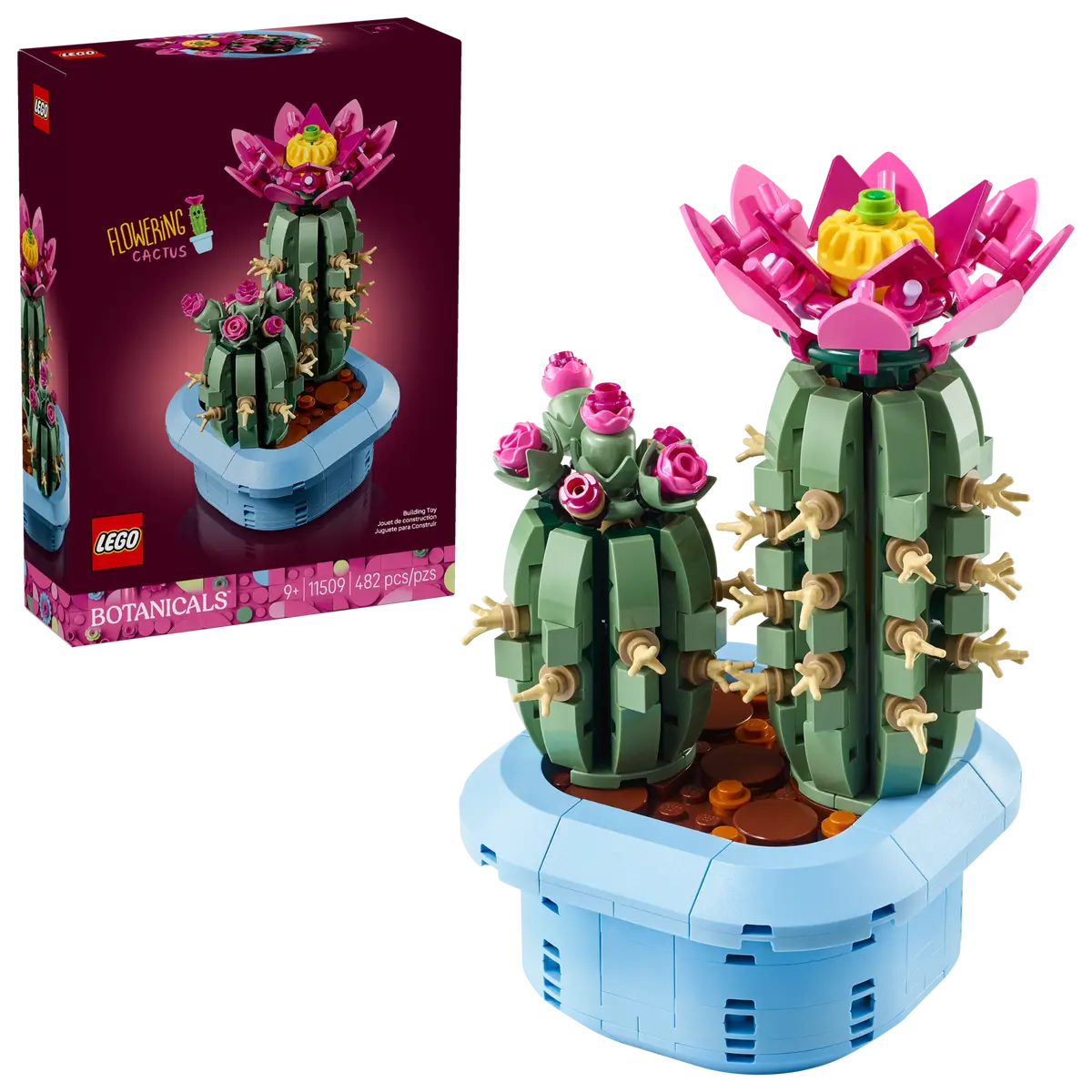 lego succulent set near me LEGO® Botanical Collection Flowering Cactus (11509) – Sir Troy's Toy Kingdom