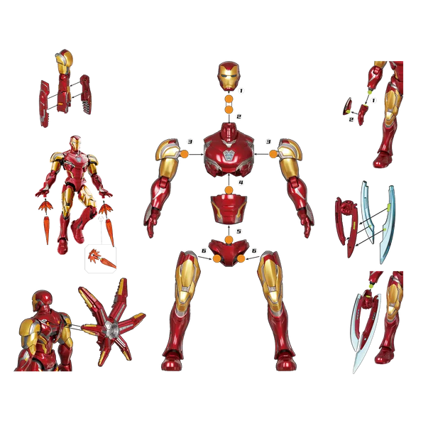 BLOKEES Marvel Champion Infinity Saga Iron Man MK85 EX CC-EX01