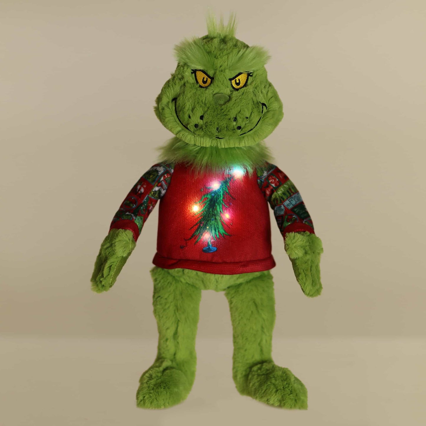 Grinch Sweater Light Up 16”