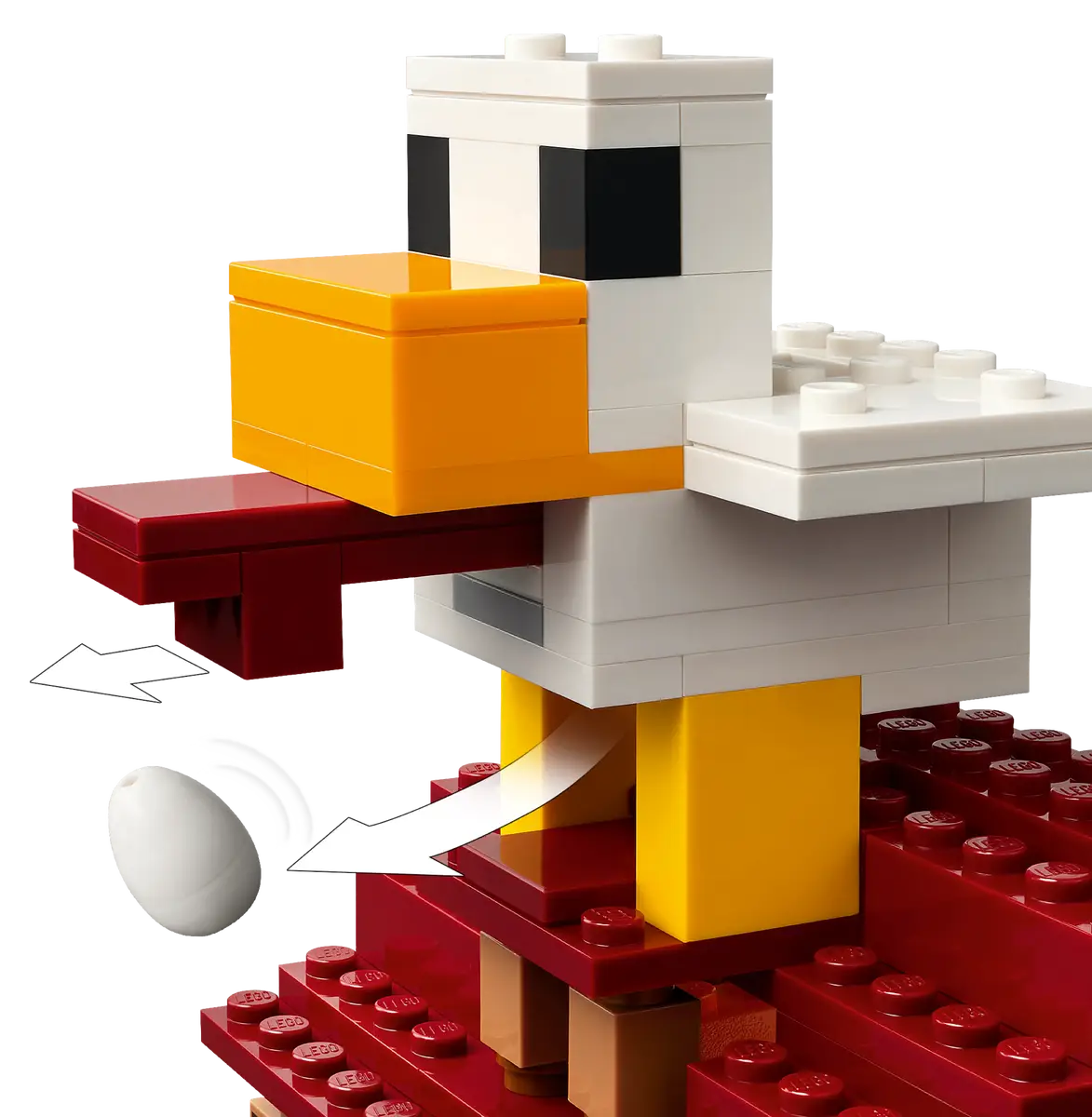 LEGO® Minecraft® The Ghast Balloon Village Attack (21273)