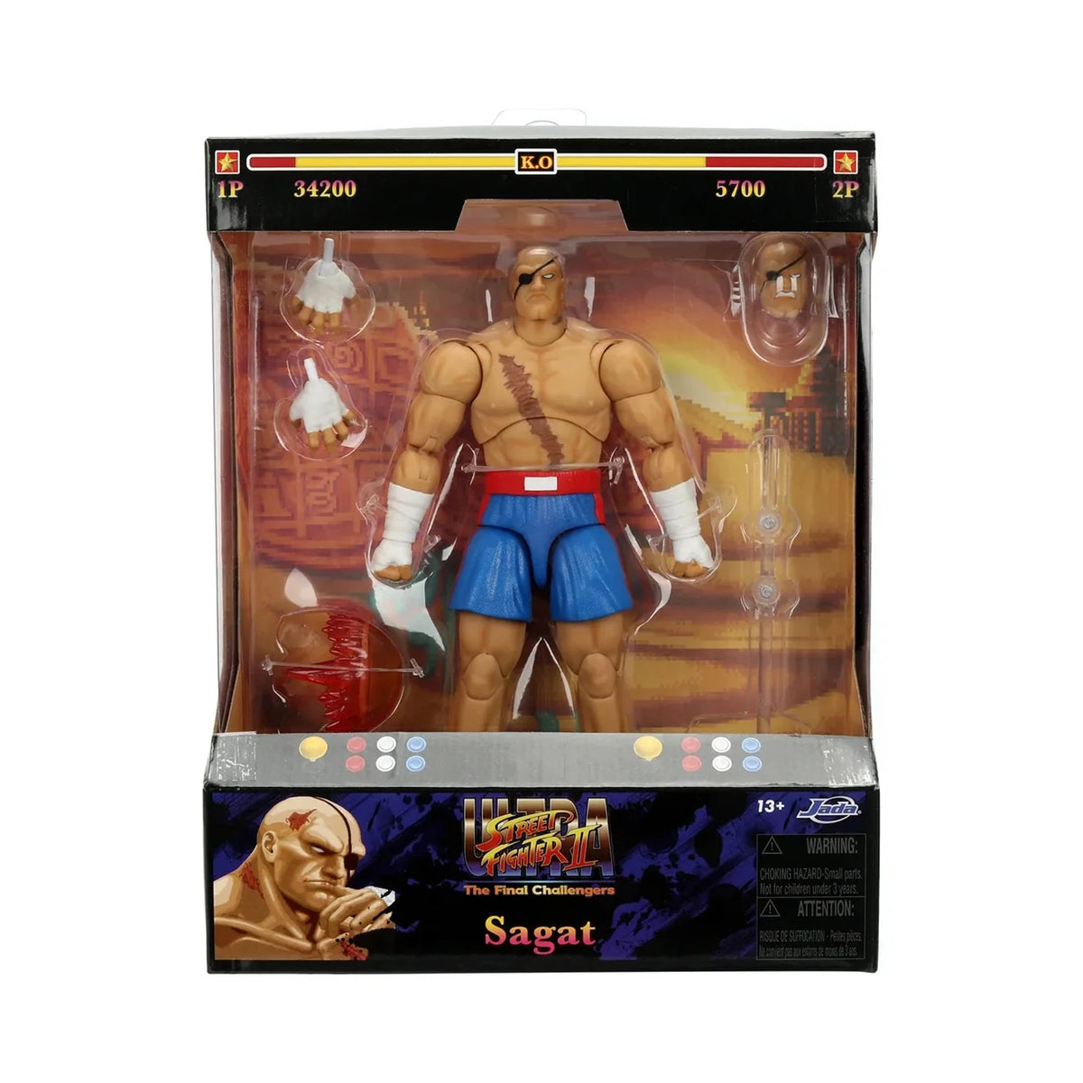 Ultra Street Fighter II Sagat 6-In Action Figure
