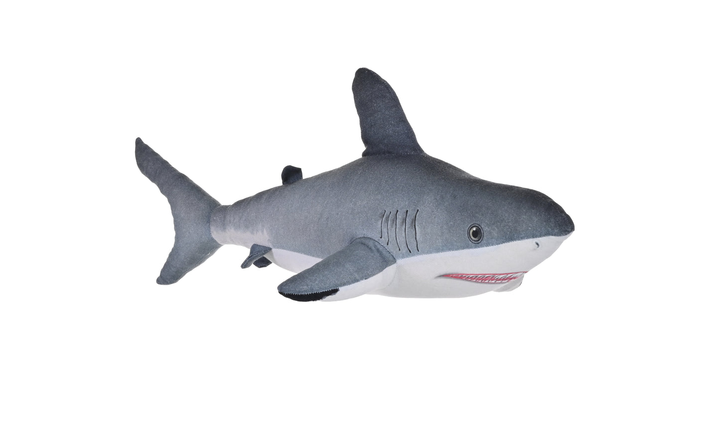 Naturekins Great White Shark 12"