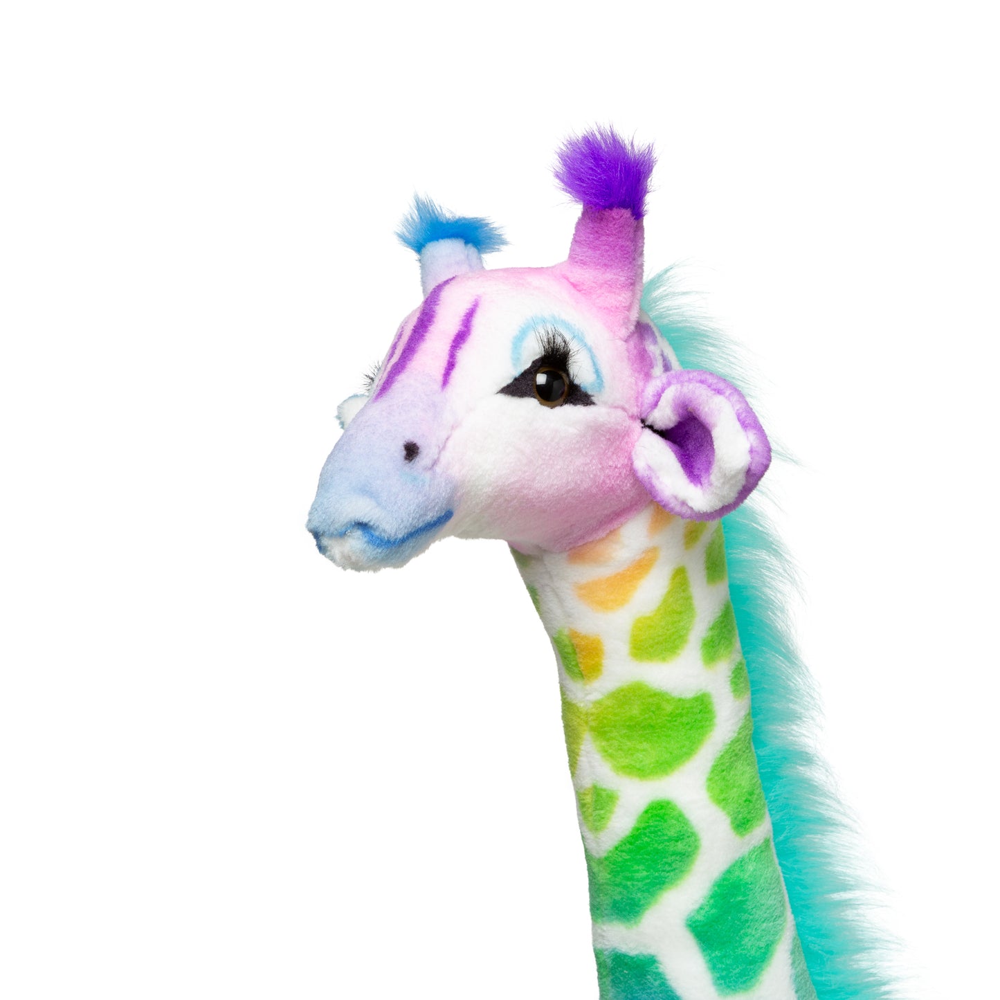 Rainbow Plush Giraffe