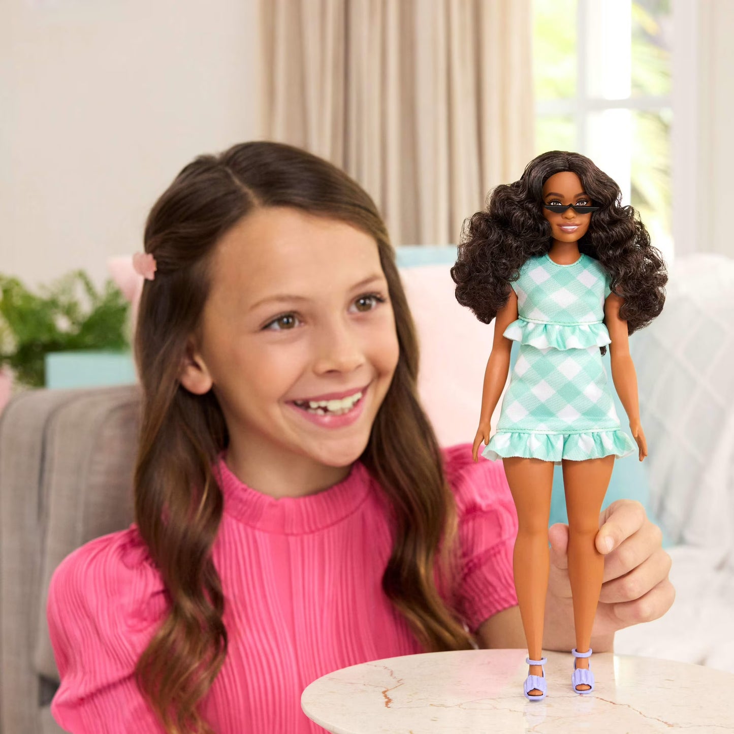 Barbie Fashionista #240 Green Gingham