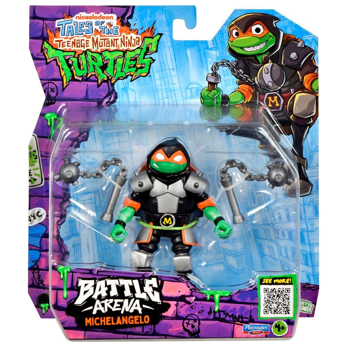 TMNT Battle Arena Michaelangelo Basic Action Figure (Playmates)