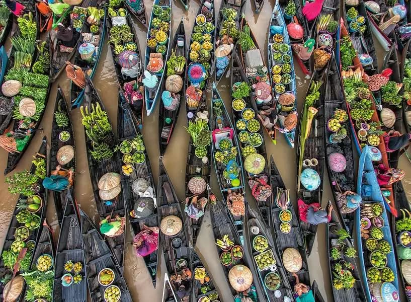 Floating Market, Indonesia 500pc Puzzle
