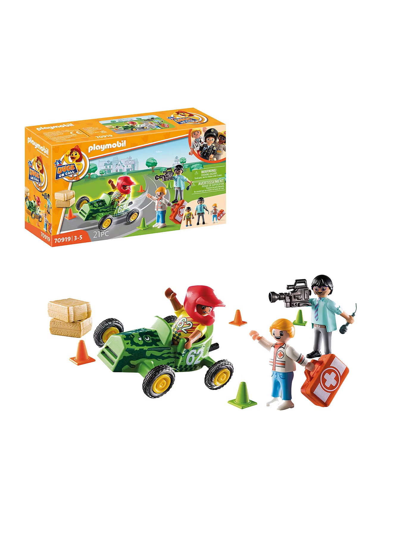 Duck On Call - Ambulance Action: Help the Racing Driver