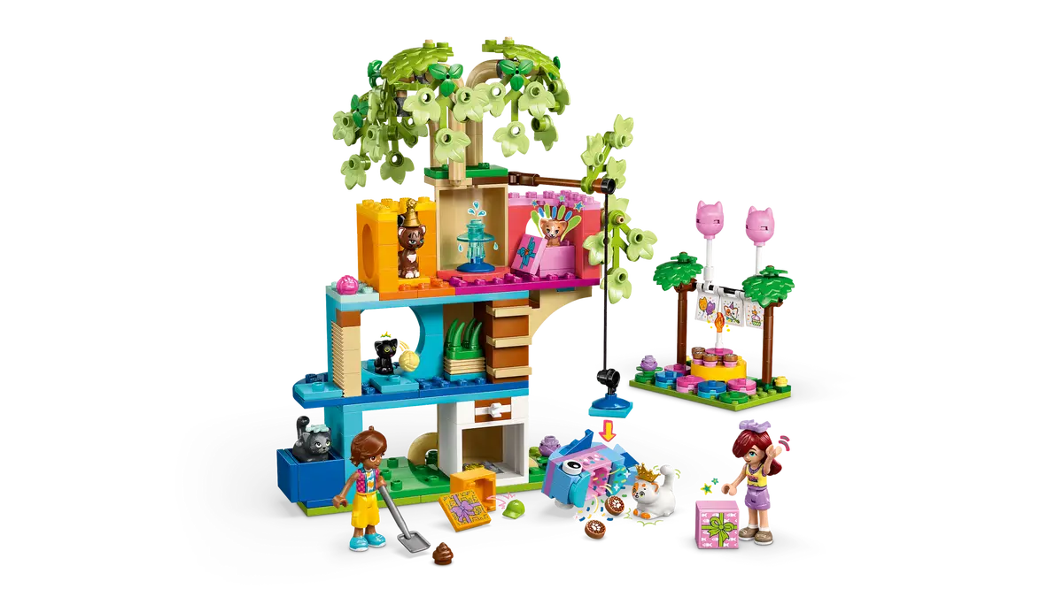 LEGO® Friends Cat Birthday Party & Tree House (42666)