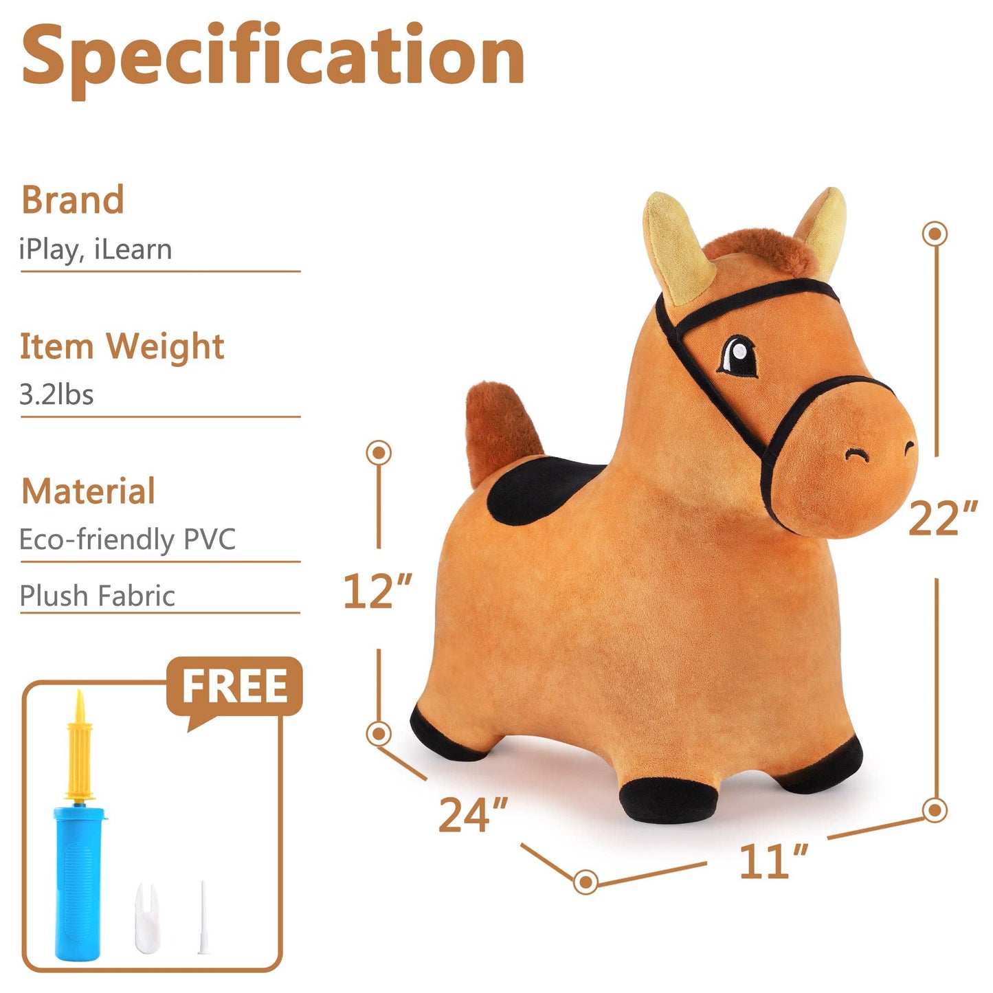 Bouncy Brown Horse