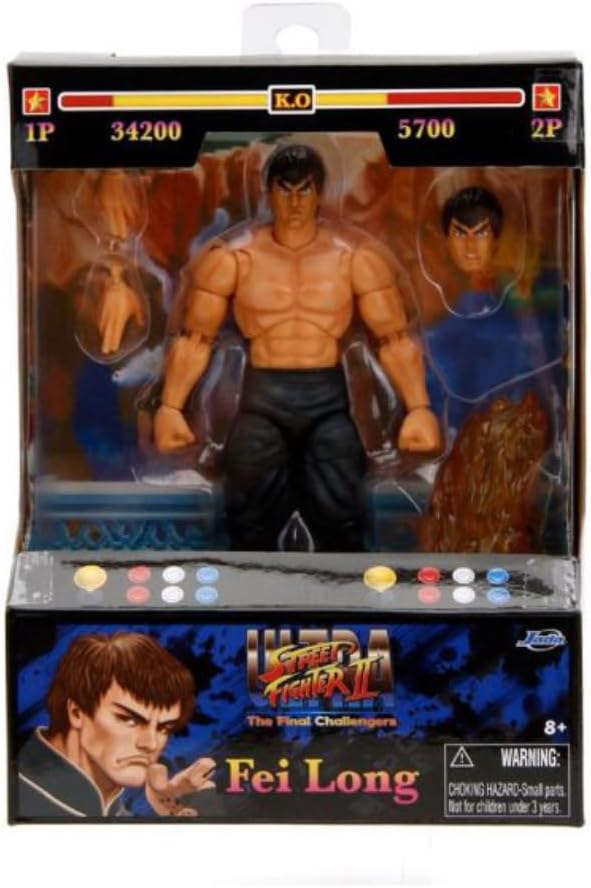 Ultra Street Fighter II Fei Long 6-Inch Action Figure