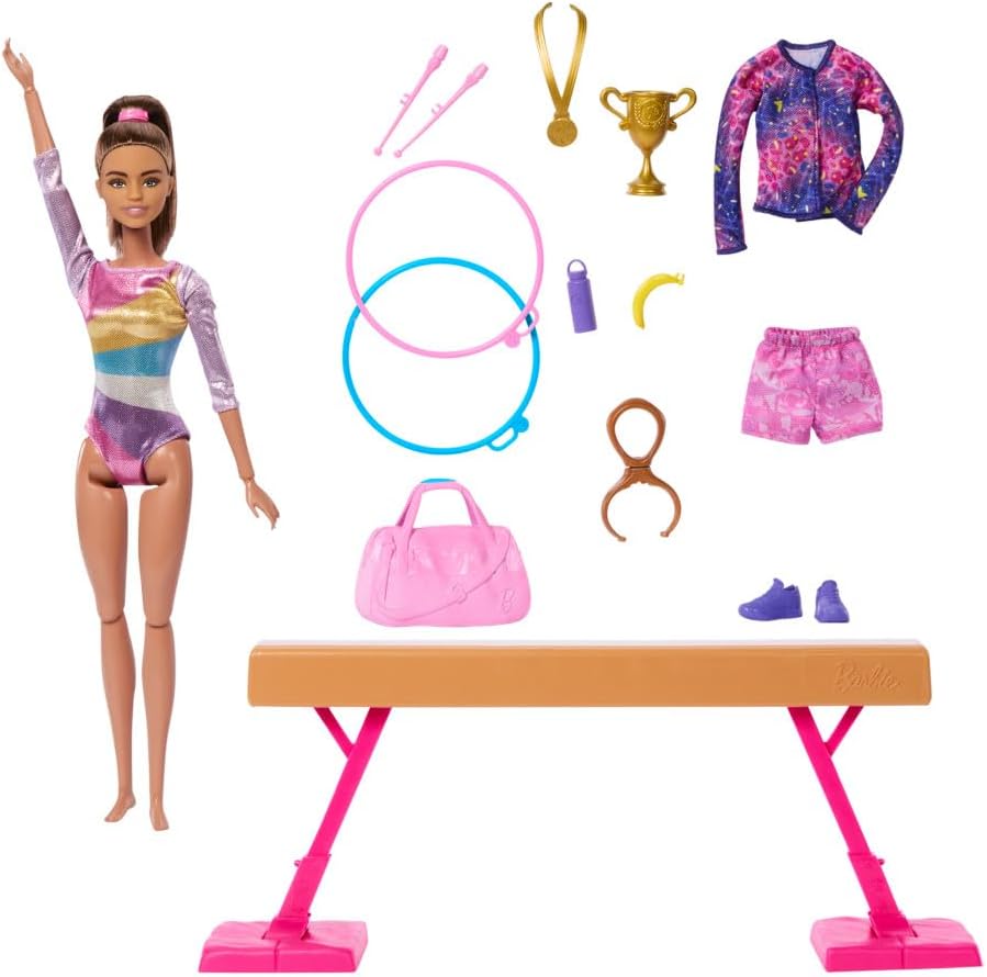 Barbie Gymnastics Playset with Latina Doll