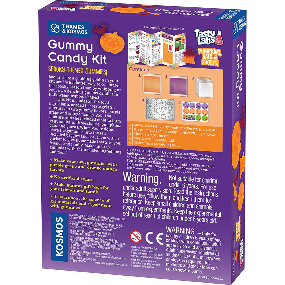 Gummy Candy Kit - Pumpkins, Bats & Ghosts
