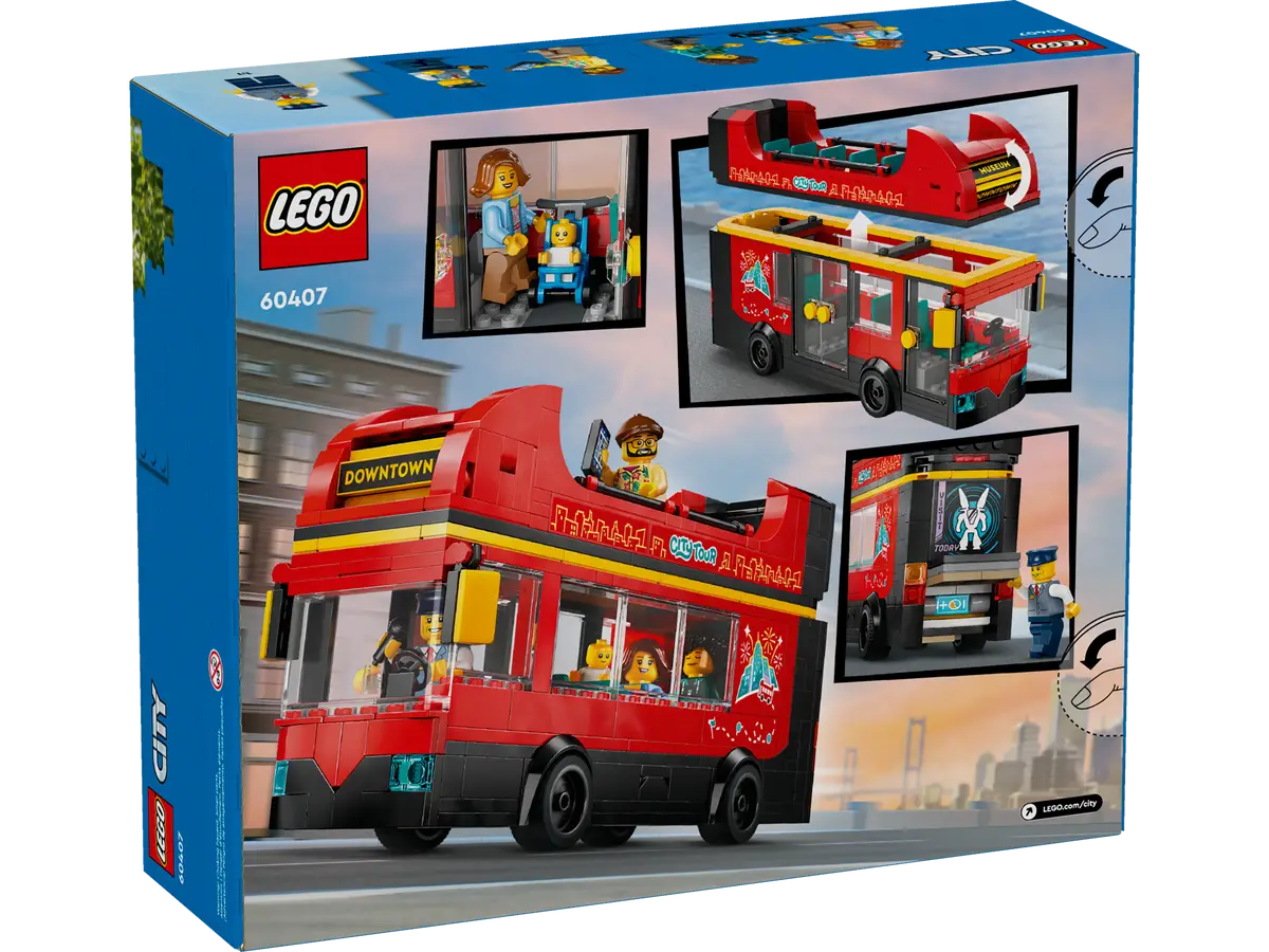 LEGO® City Red Double-Decker Sightseeing Bus (60407)