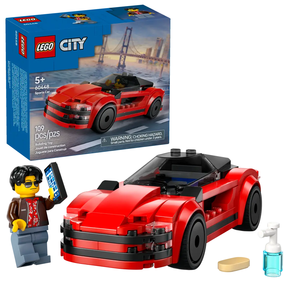 LEGO® City Red Sports Car (60448) – Sir Troy's Toy Kingdom