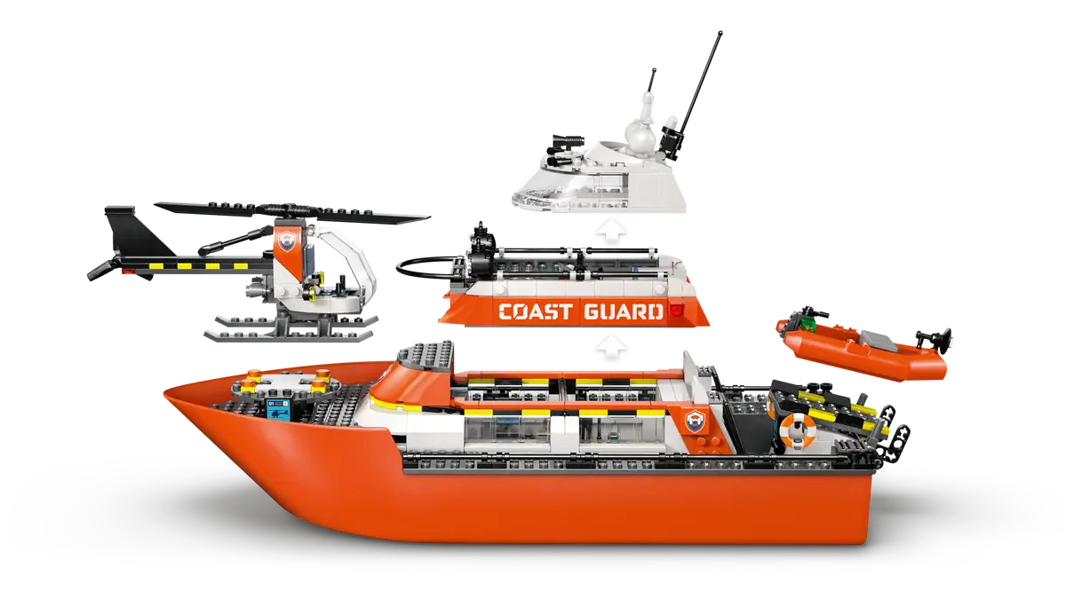 LEGO® City Coast Guard Rescue Boat & Helicopter (60504)
