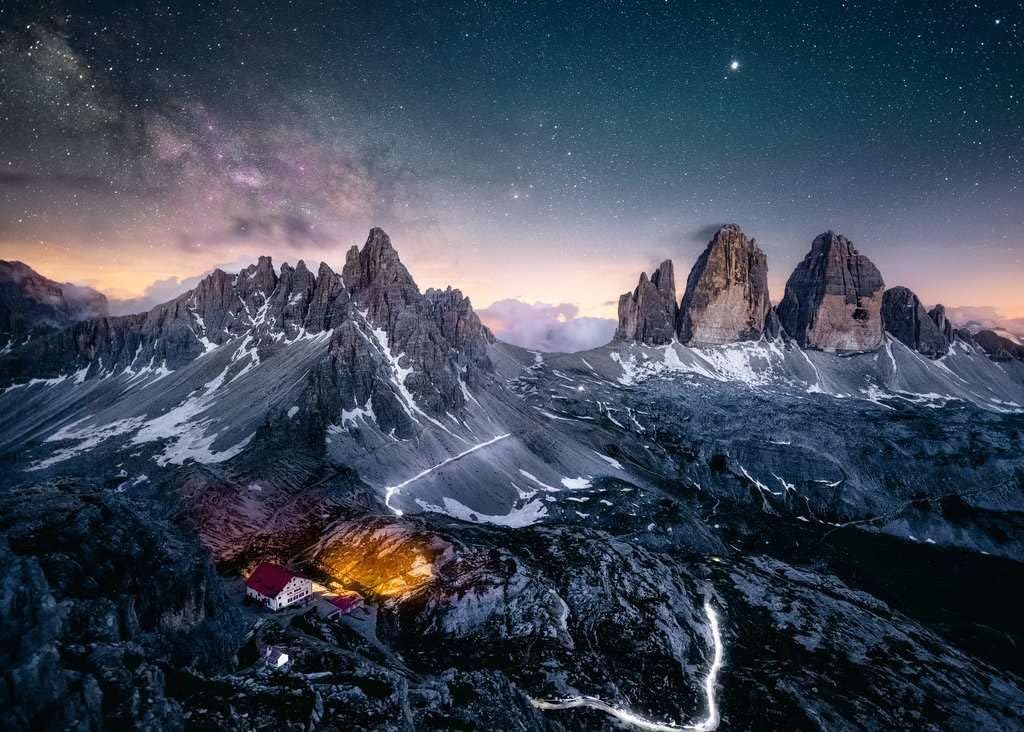 Three Peaks, Dolomites 1000pc Puzzle