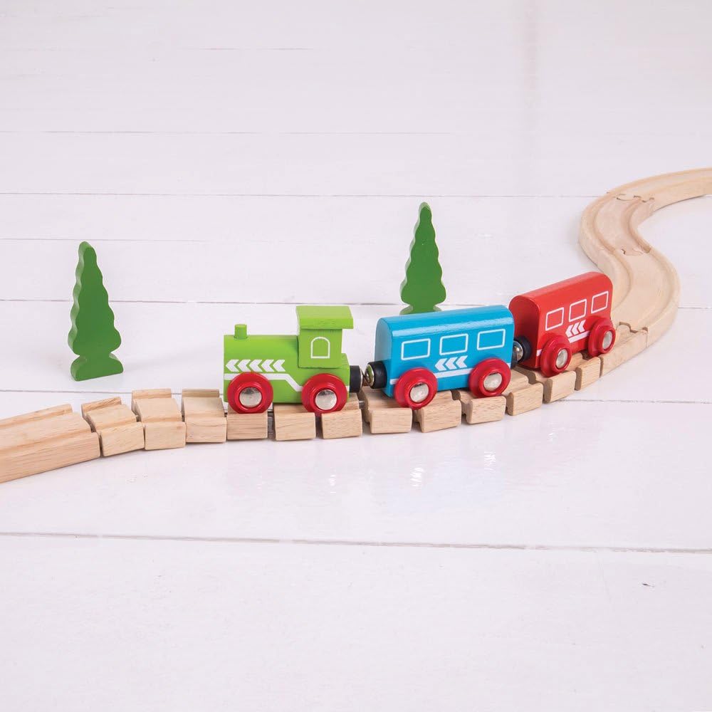 Bigjigs Rail Wooden Crazy Train Track (2 pk)