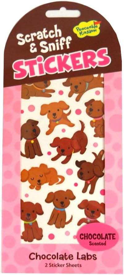 Scratch & Sniff: Chocolate Labs Stickers