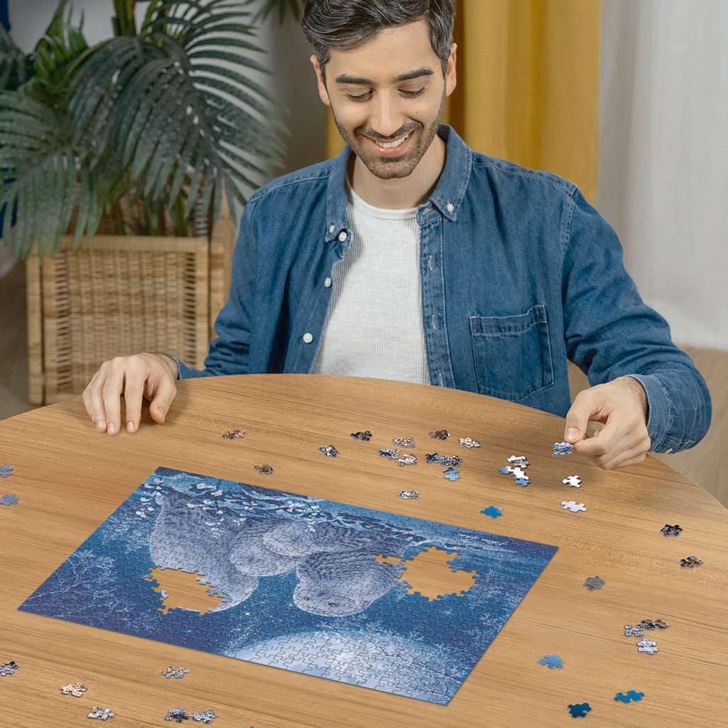 Owls in the Moonlight 500pc GITD Puzzle