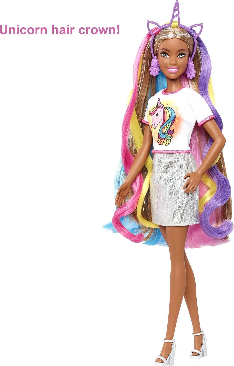 Barbie Fantasy Hair Doll Black