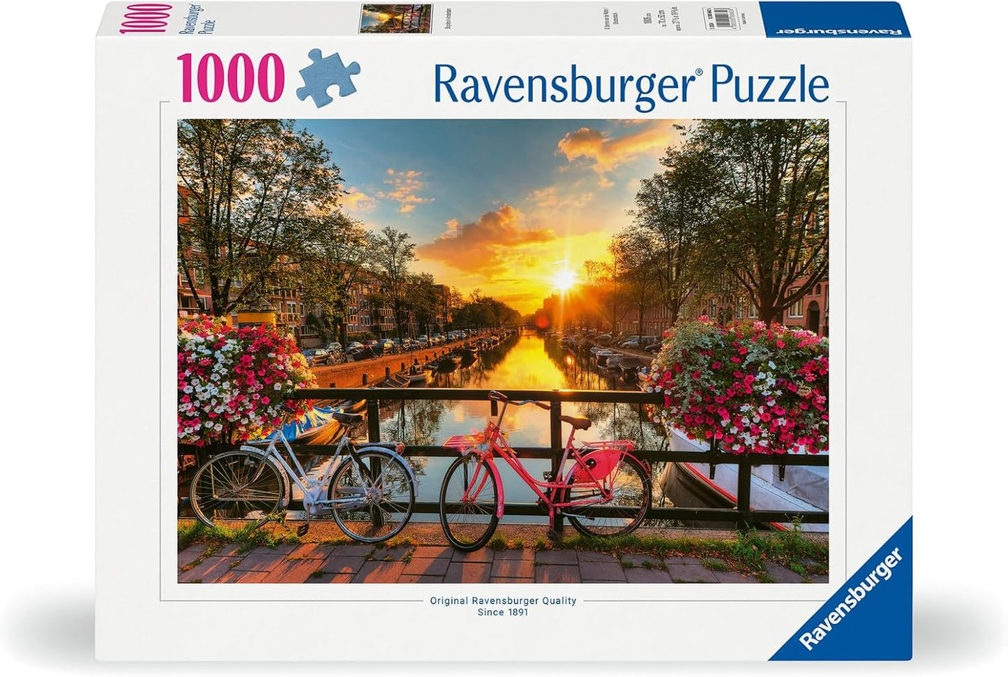 Bicycles in Amsterdam 1000pc