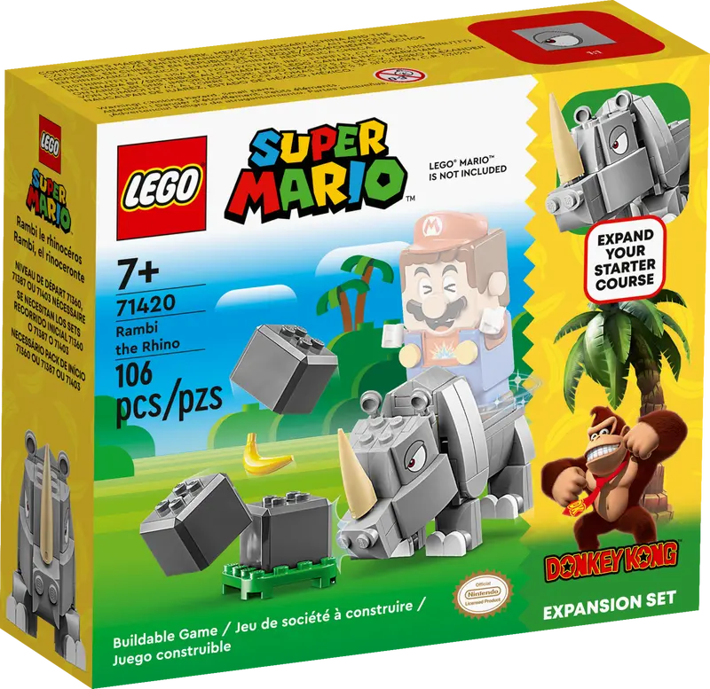 LEGO® Super Mario™ Rambi the Rhino (71420) (Retired)