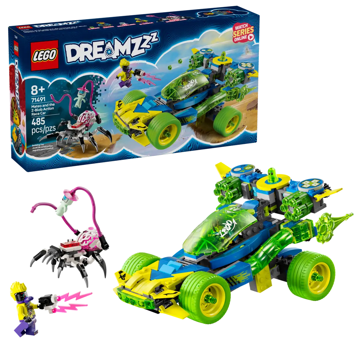 えり★不眠暴走ちゃん シークレット 青 緑 3体セット LEGO® DREAMZzz™ Mateo and the Z-Blob Action Race Car (71491) – Sir