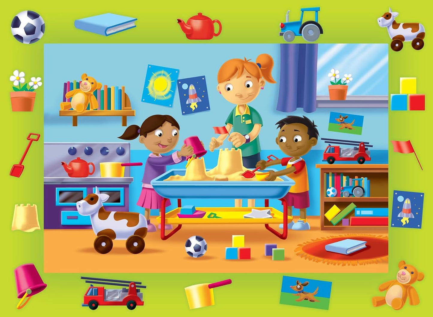 MFP Fun Day at Playgroup 16pc Floor Puzzle