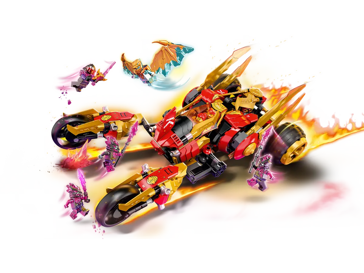 LEGO® NINJAGO® Kais Golden Dragon Raider (71773) (Retired)