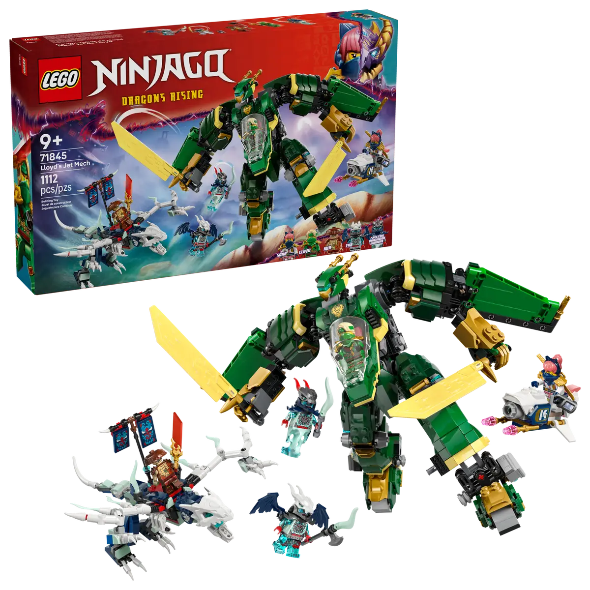 LEGO® NINJAGO® Lloyd's Jet Mech (71845) – Sir Troy's Toy Kingdom
