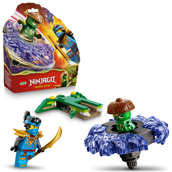 LEGO® NINJAGO® Nya vs. Mutation Monster Spinner (71849) – Sir