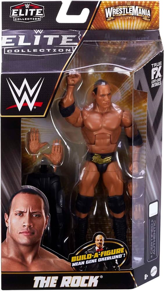 WWE Elite Collection Wrestlemania The Rock