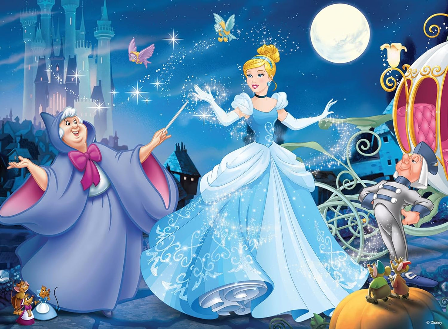 Adorable Cinderella 100pc Glitter
