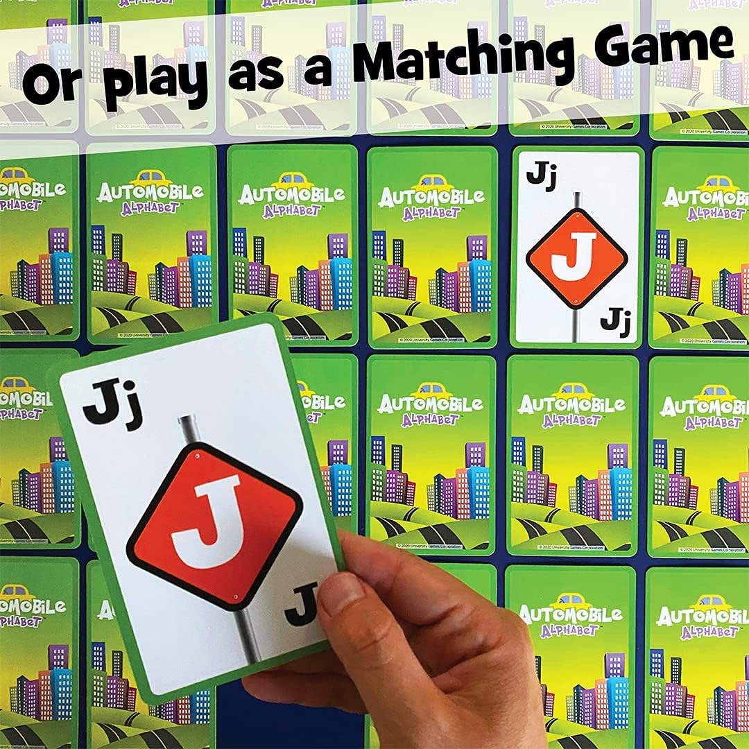 Automobile Alphabet Card Game