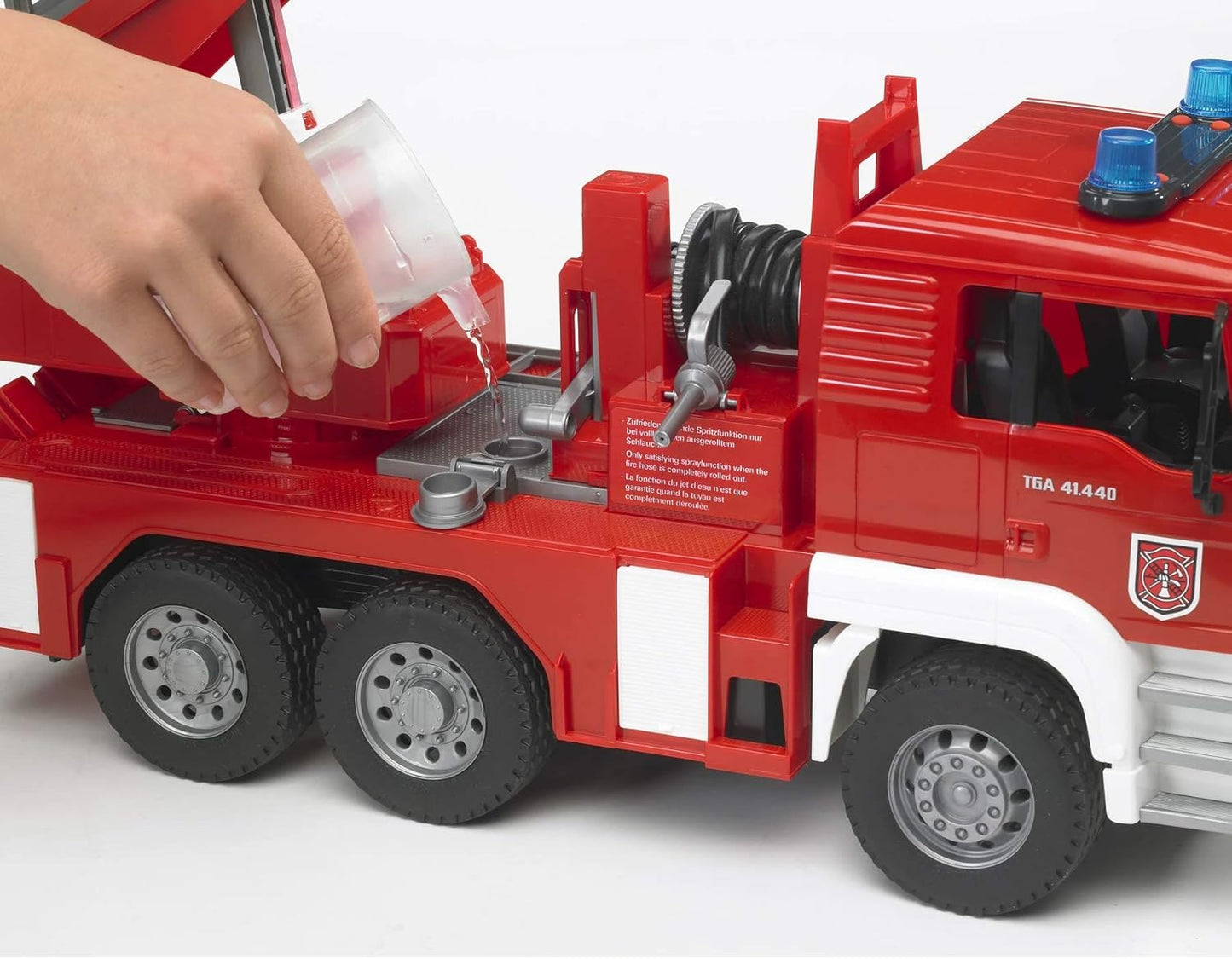 Bruder 02771 MAN Fire Engine w/ Water Pump and Light & Sound Module 20.12.8