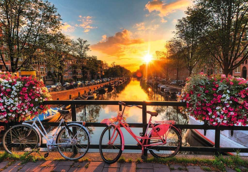 Sunset in Amsterdam 200pc Puzzle