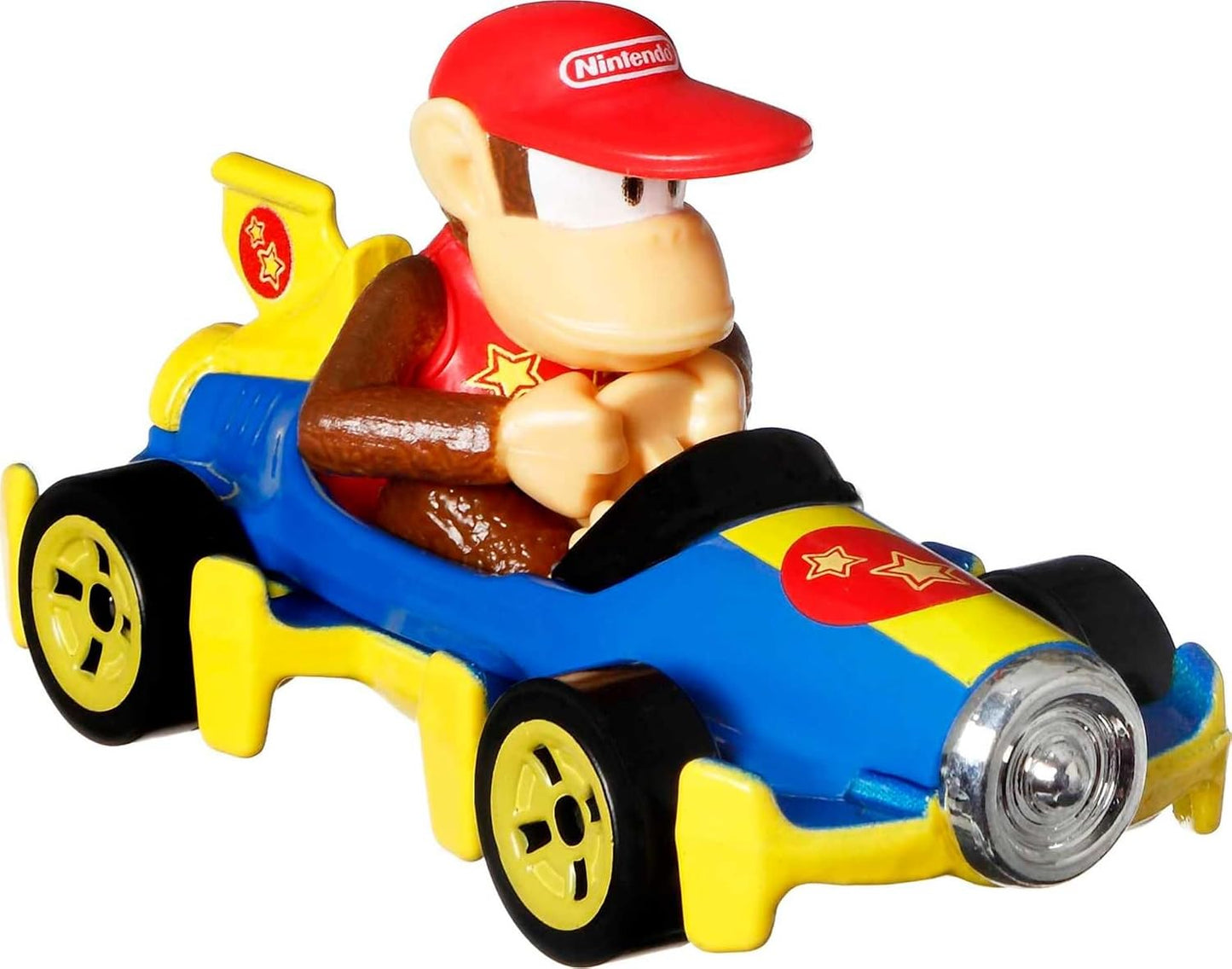 HW Mario Kart 4-Pack #4 Walugi, Toad, Light-Blue Yoshi, Diddy Kong