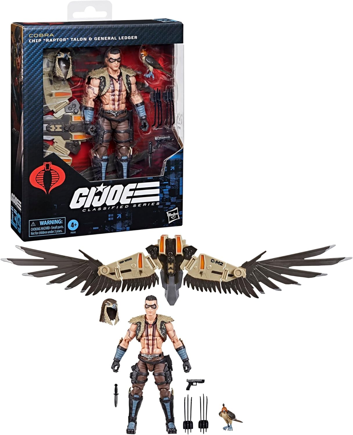 GI Joe Classified Chip Raptor Talon and General Ledger #139 (F9245)