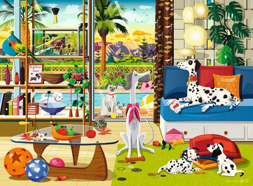 Pets of Palm Springs 500pc Puzzle