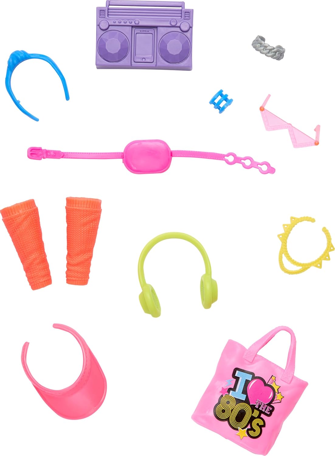 Barbie Fashion Storytelling Packs - 80S Neon Nostalgia