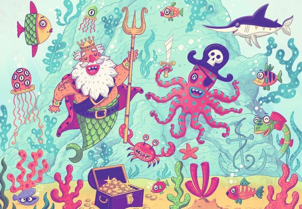 Puzzle & Play: Pirate Adventure 2x24 pc