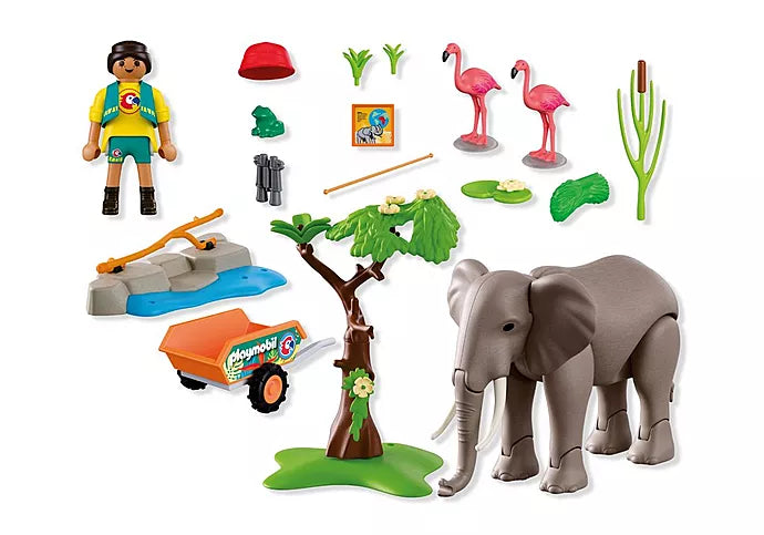 Elephant with Zookeeper (PM-72068)
