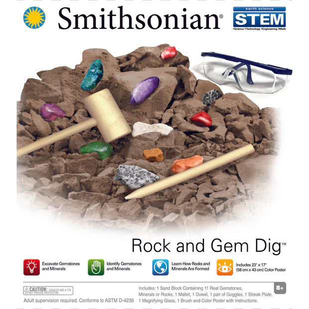 Smithsonian Rock And Gem Dig
