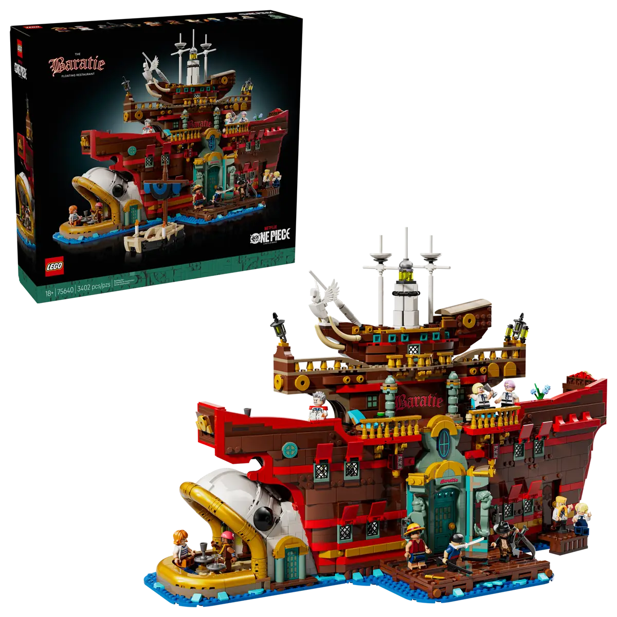 LEGO® One Piece The Baratie Floating Restaurant (75640) – Sir