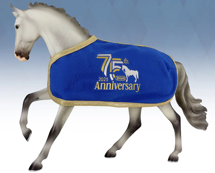 75th Anniversary Horse Blanket - Blue