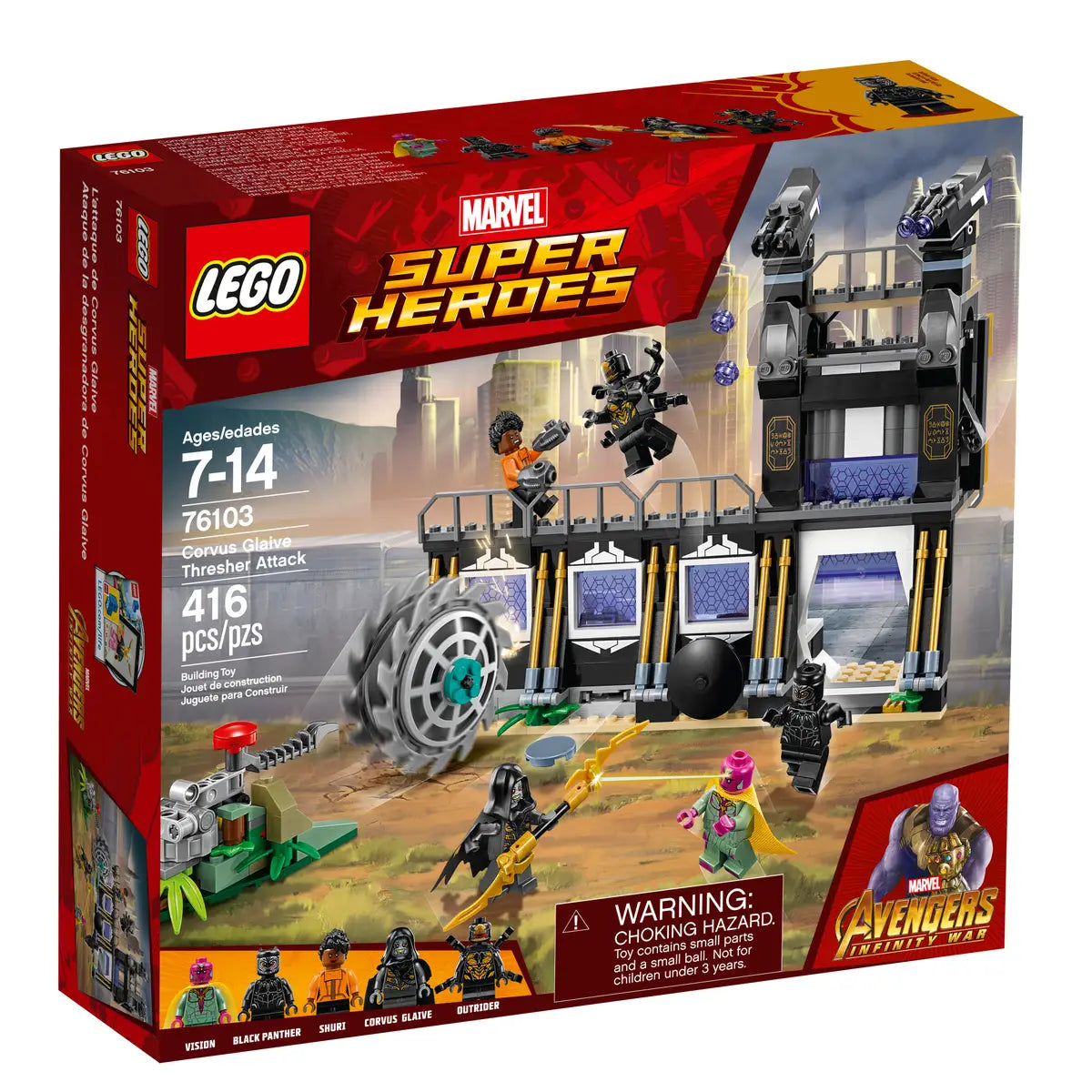 LEGO® Marvel Corvus Glaive Thresher Attack (76103) (Retired) – Sir