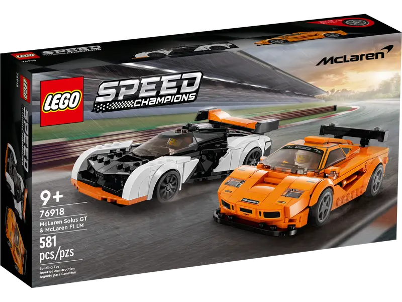 LEGO® Speed Champions McLaren Solus GT & McLaren F1 LM (76918) (Retired)